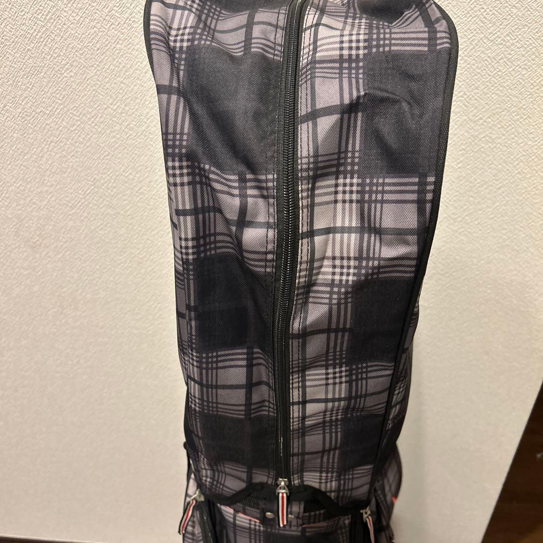 【美品】NIKE ナイキ キャディバッグ チェック柄　14分割