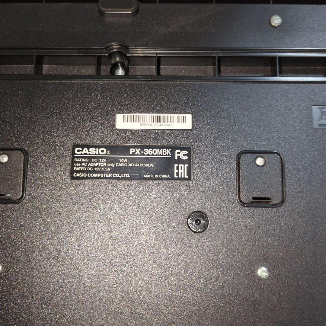 CASIO 電子ピアノ Privia PX-360M 88鍵盤 スタンド付き