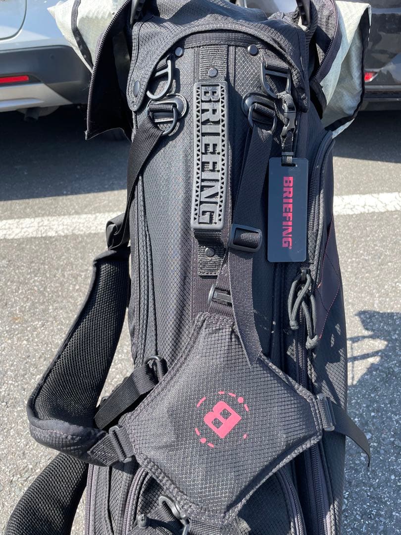 限定値下 BRIEFING スタンド式ゴルフバッグ ブラック CR-7