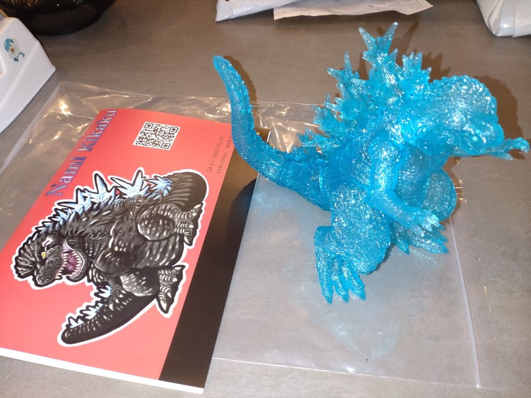 ワンフェス　クリアブルー　ゴジラ　16cm