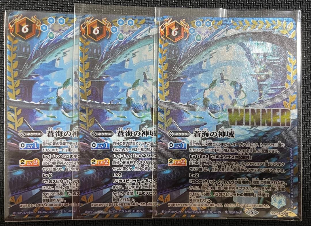 蒼海の神域　3枚