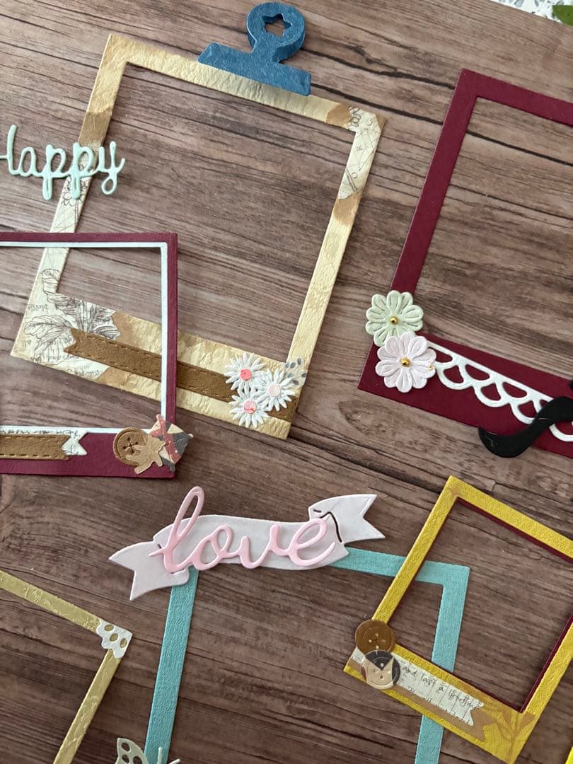 アルバムクラフト・コラージュ素材☆コラージュフレームセット