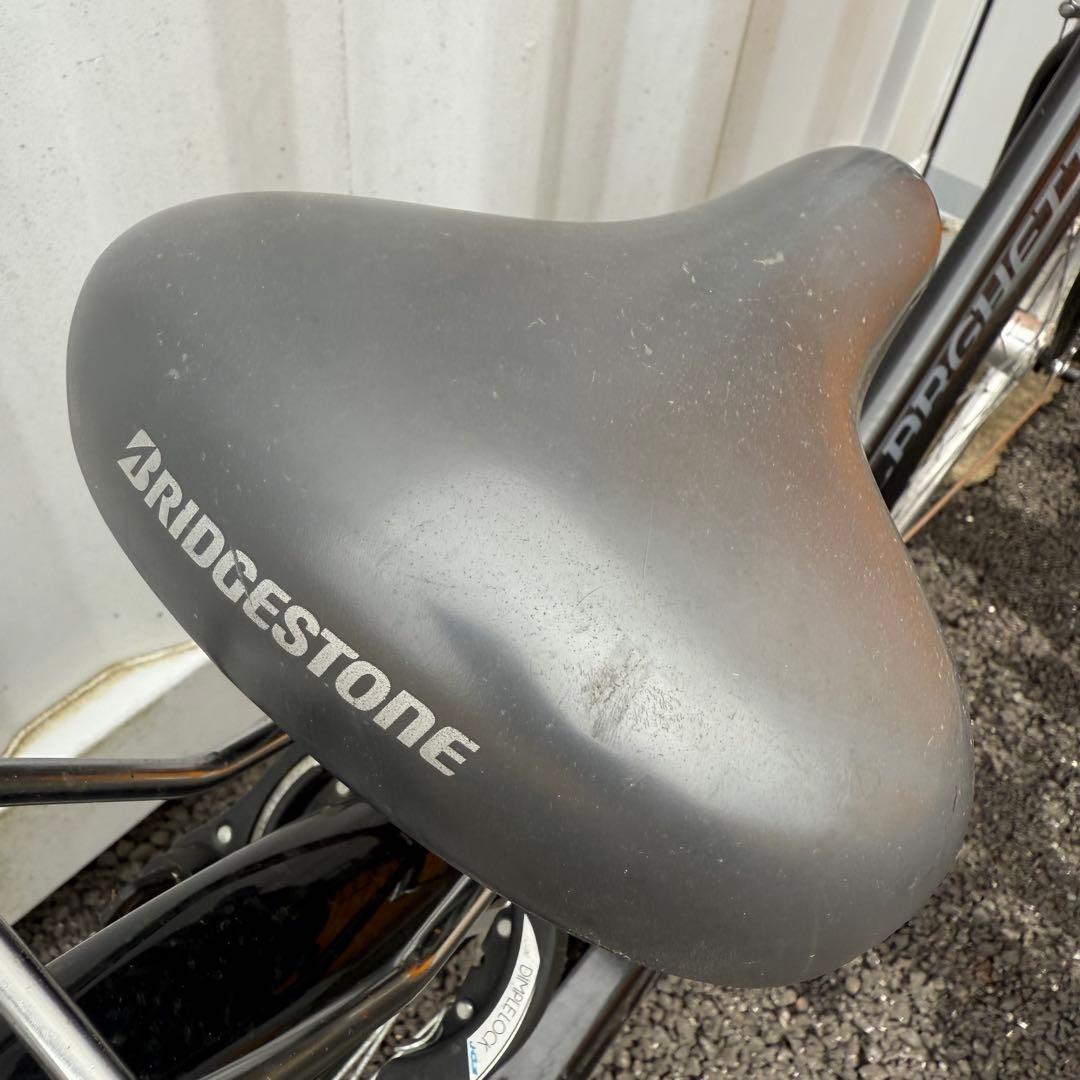 みか　街乗り用自転車 27インチ カゴ/鍵/オートライト/6段変速付