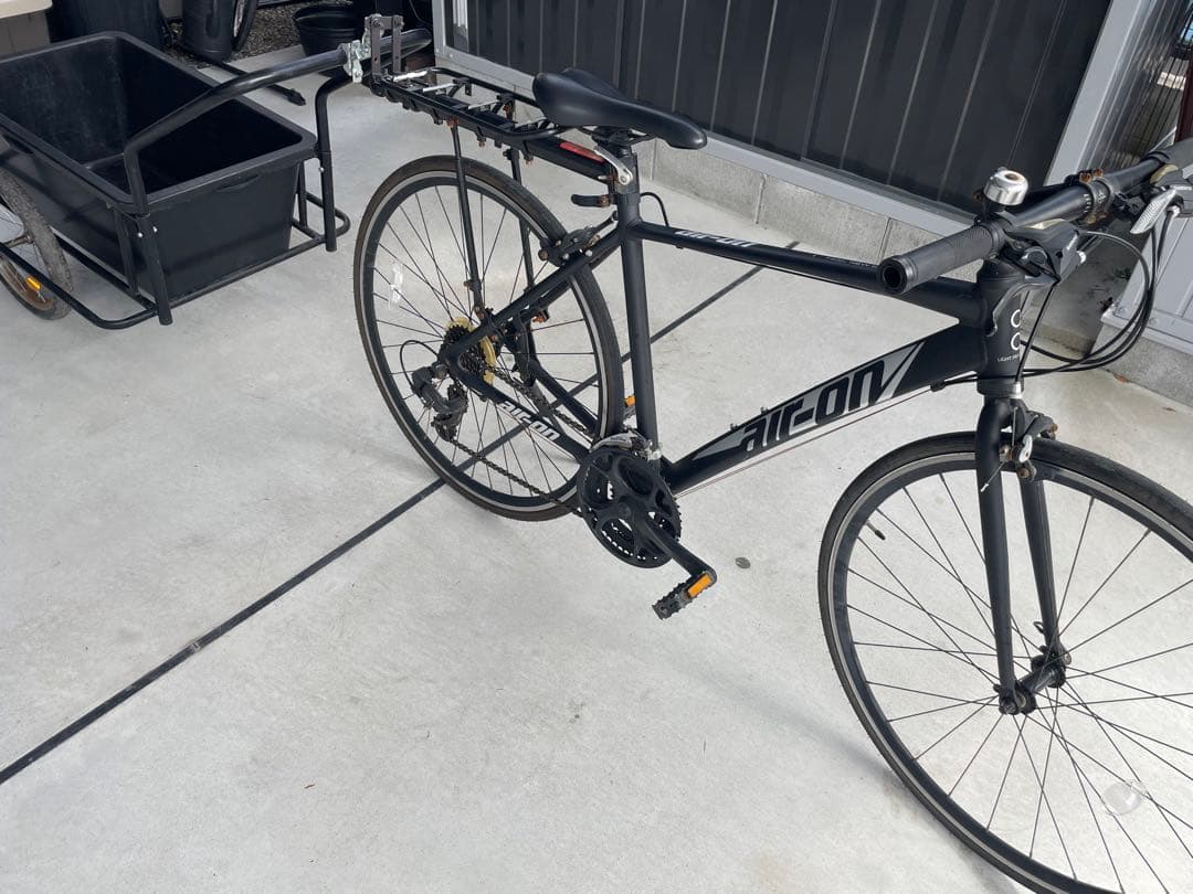リヤカー　牽引　ロードバイク　自転車