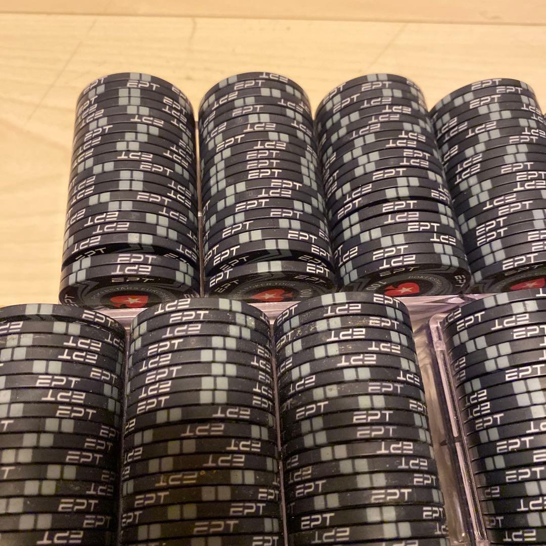 EPTポーカーチップ約900枚＋COPAGトランプ2個セット