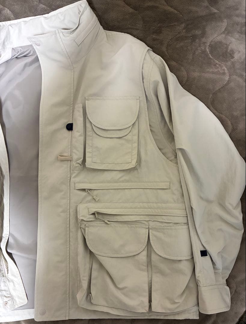 TECH 2WAY PERFECT FISHING JACKET （Mエクリュ）