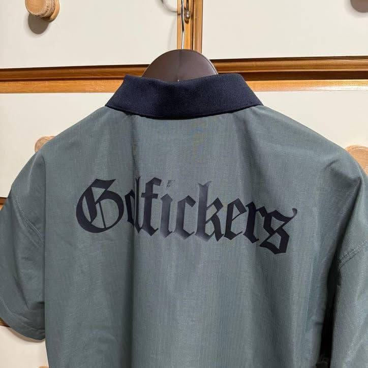 Golfickers ハーフジップシャツ OLIVE sizeM 美品