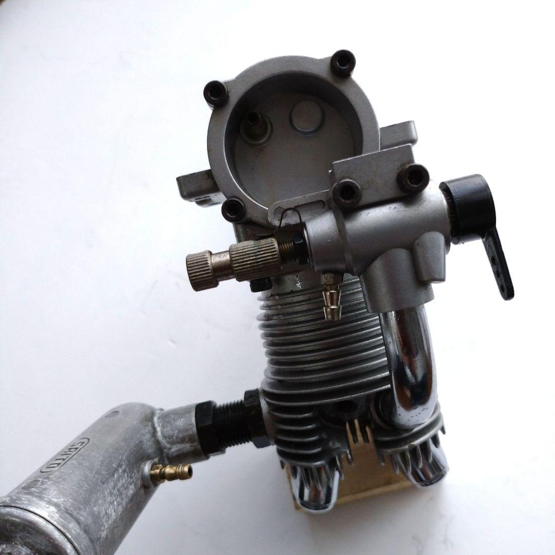 ラジコン飛行機 エンジン SAITO FA-91 4ストローク マフラー付き