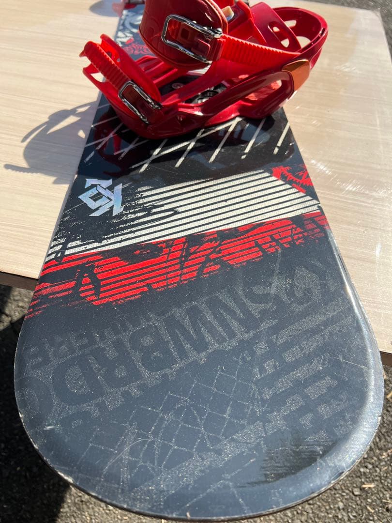 k2の板(147㎝)とSALOMONのビンディング