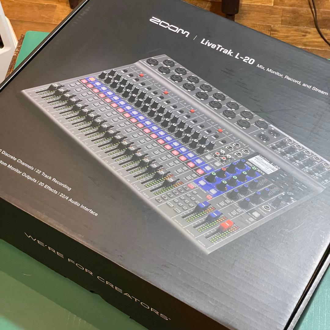 ZOOM LiveTrak L-20 オーディオインターフェイス/ミキサー