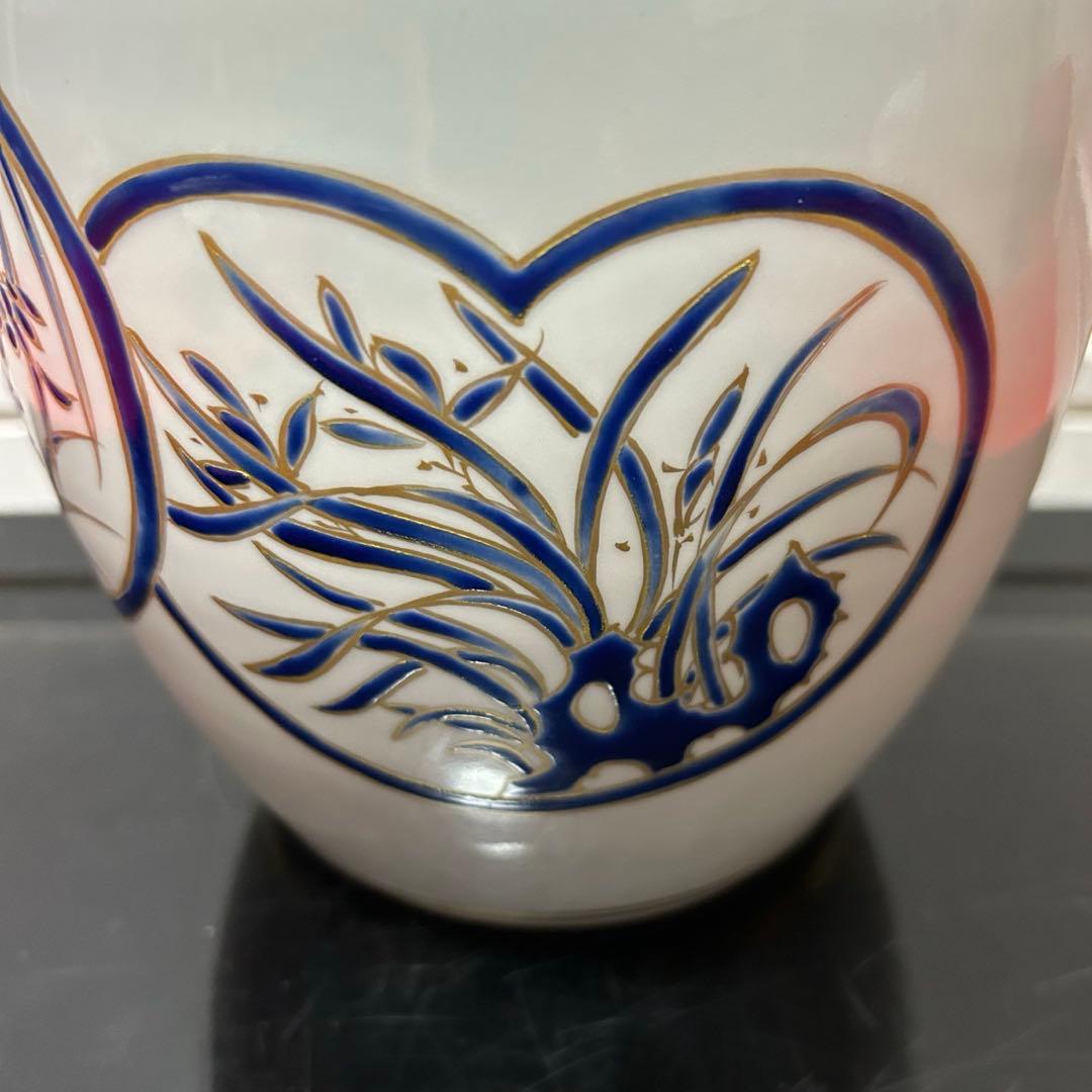 色絵四君子水指　茶道具懐石茶箱鵬雲斎坐忘斎淡々斎即中斎而妙斎棗茶杓茶碗香合棗