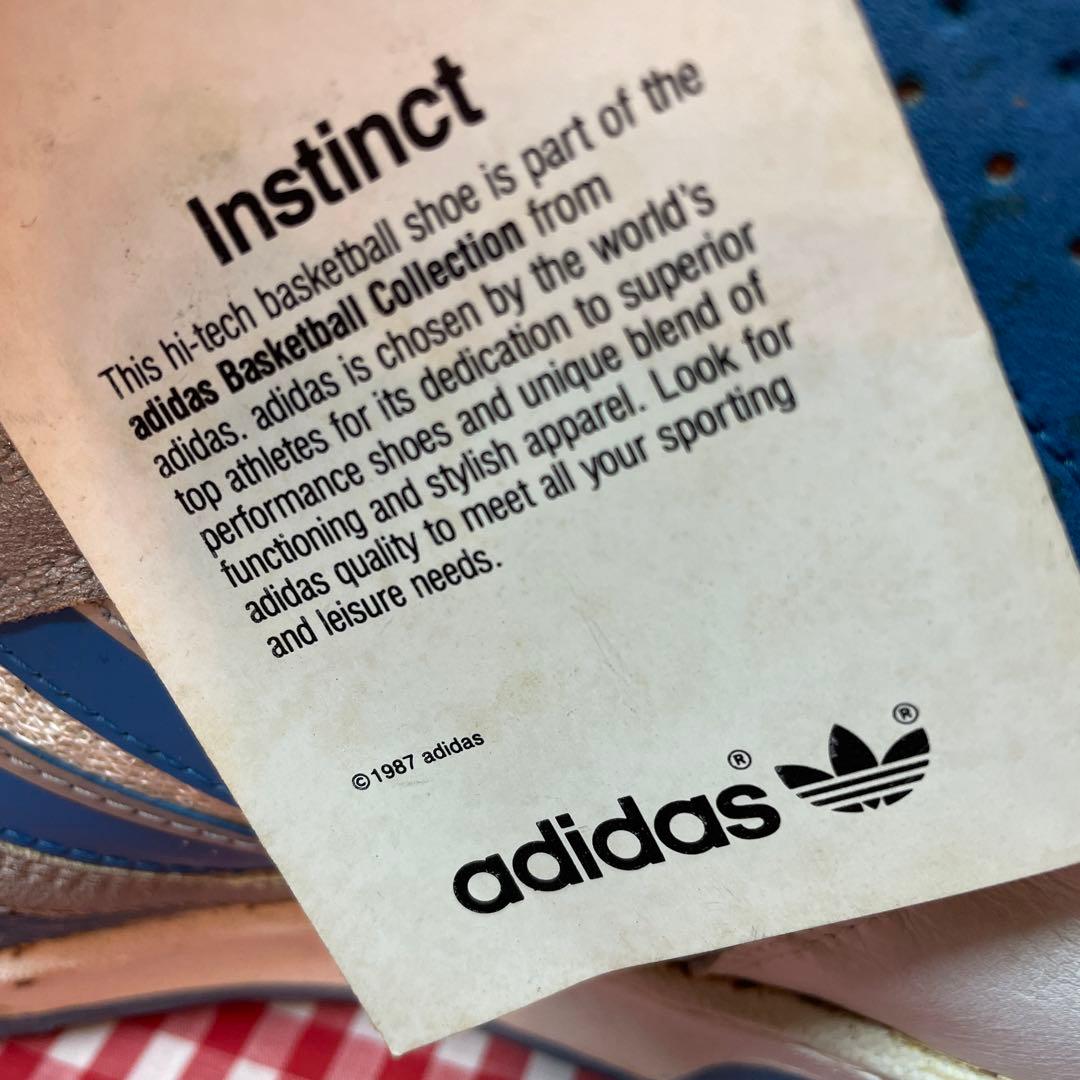 adidas Instinct バスケットボールシューズ 1987年製