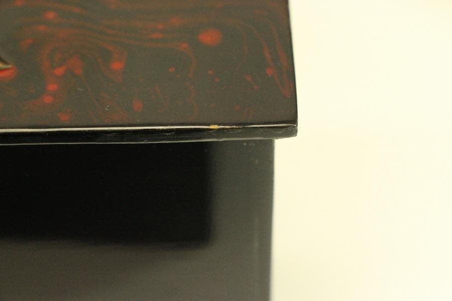 朝鮮 韓国 螺鈿 鶴模様 宝石箱(A849)