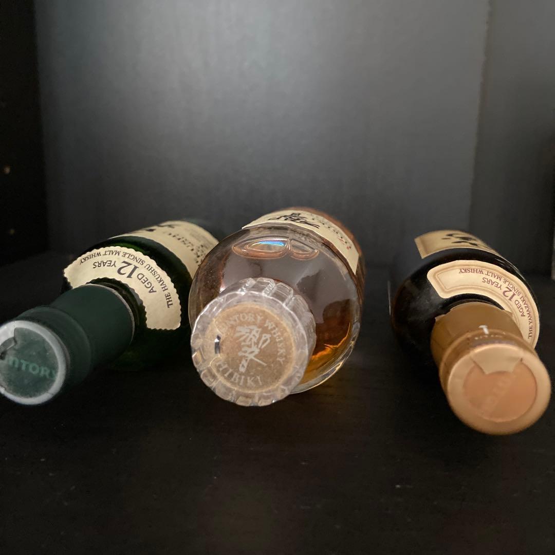 白州 12年・響 17年・山崎 12年 セット　ミニボトル