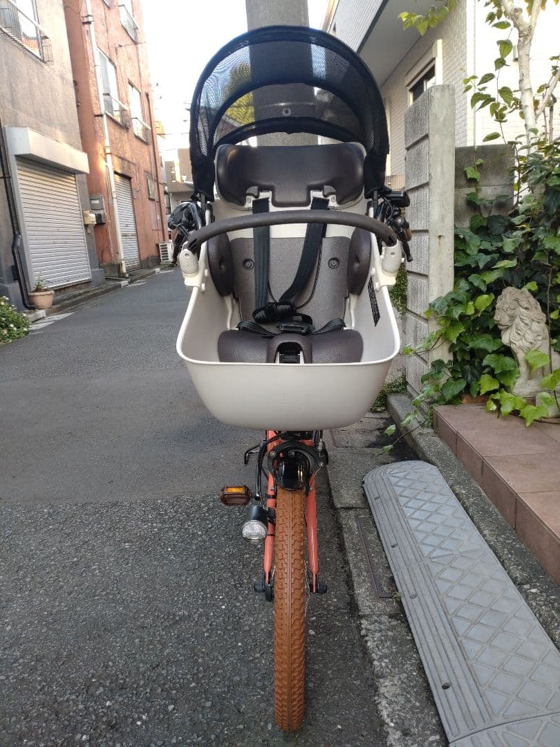 配送可★直接引渡可【２０１９年製ギュット】電動アシスト自転車★３人乗子供乗