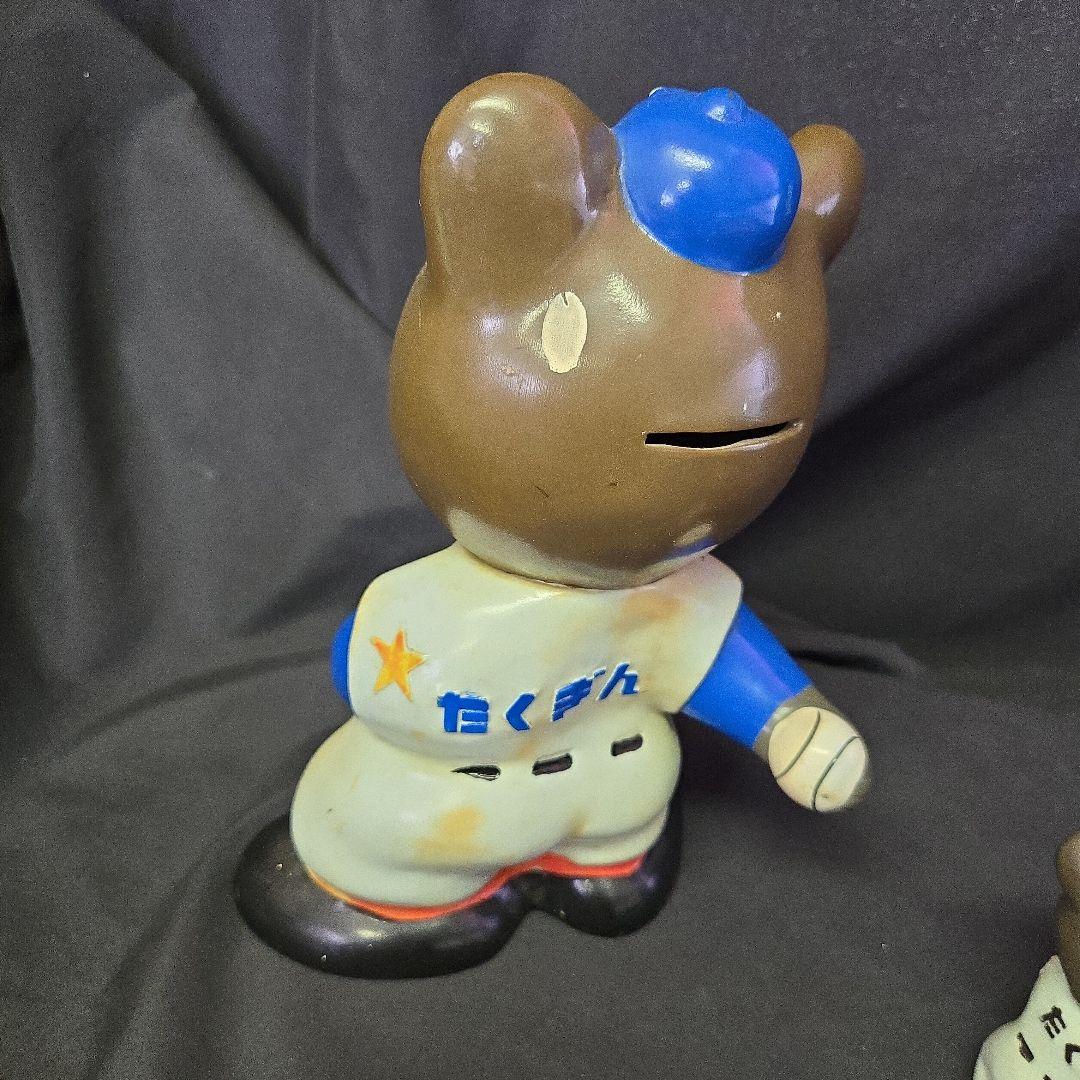 北海道拓殖銀行　たくちゃん　貯金箱　6体セット