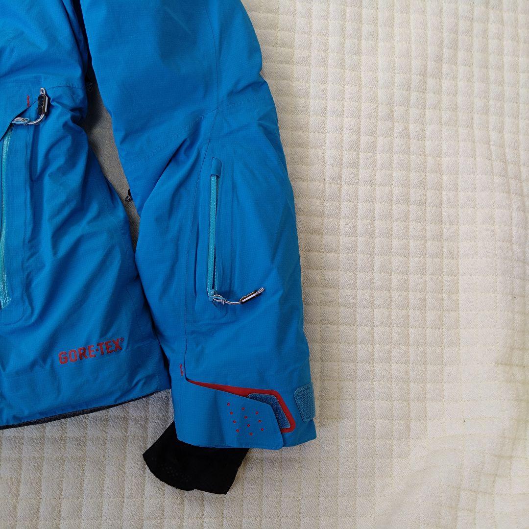 SALOMON GORE-TEX 青 スキーウェア レディースМサイズ