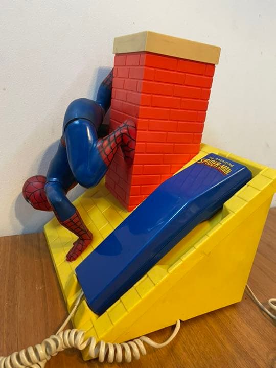 【希少】ビンテージ　スパイダーマン　テレフォン