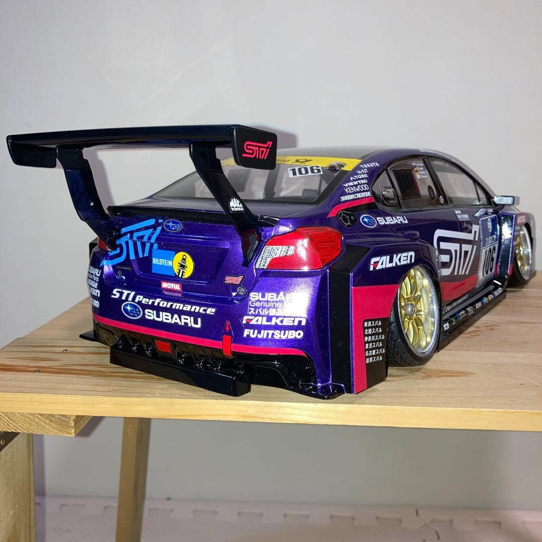 タミヤ　SUBARU WRX STI NBRチャレンジ ボディ