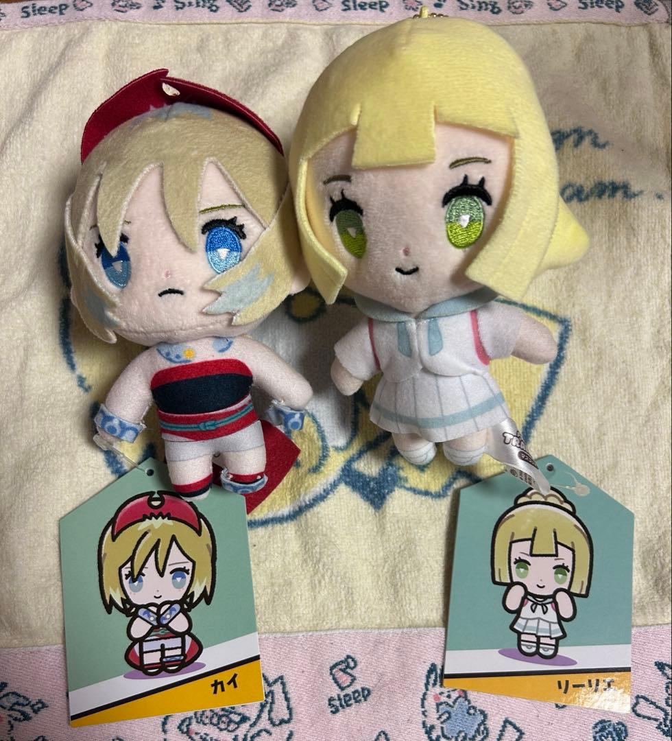 ポケモンセンター ぬいぐるみ Pokémon Trainers カイ リーリエ