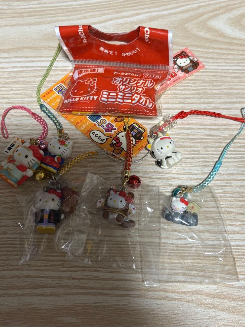 ハローキティ ストラップ ミニストラップ セット