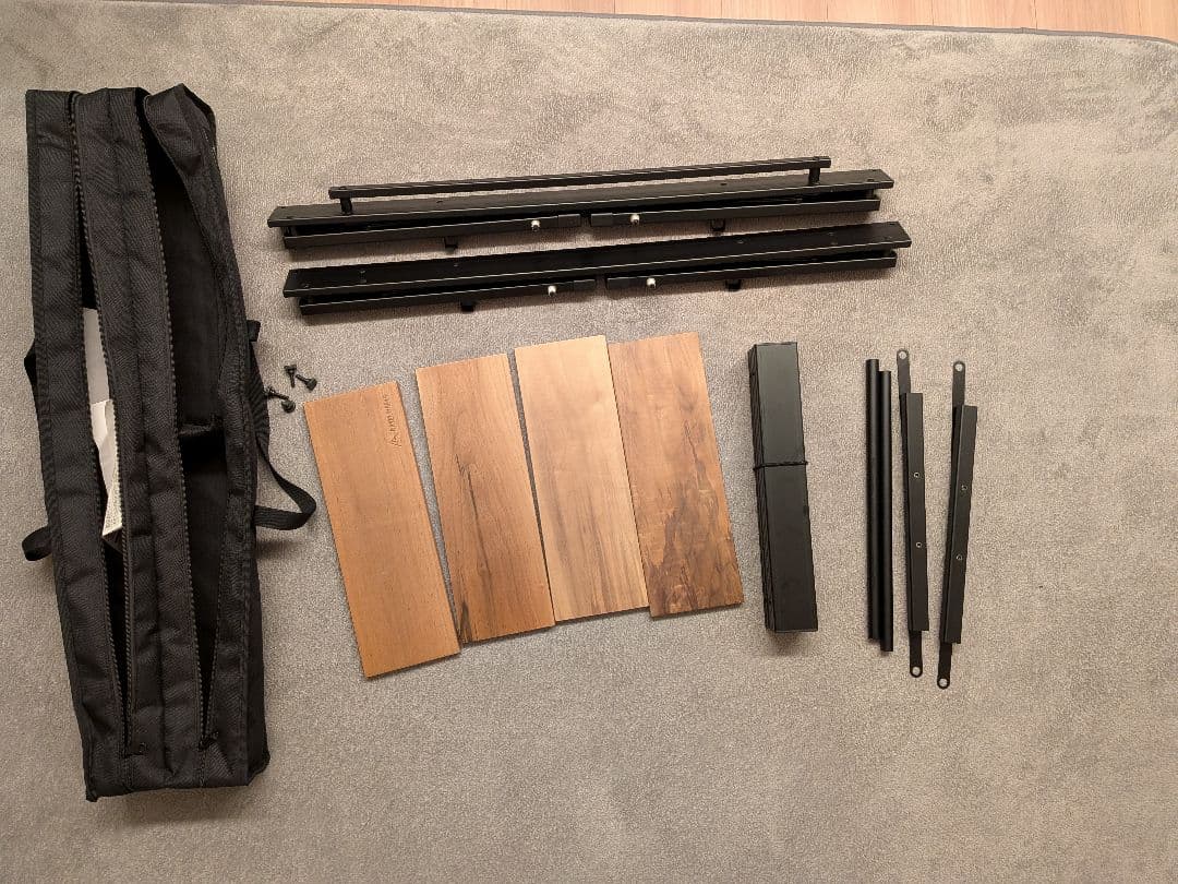 ラーテルワークス　ウッドパネルテーブル　専用バッグセット