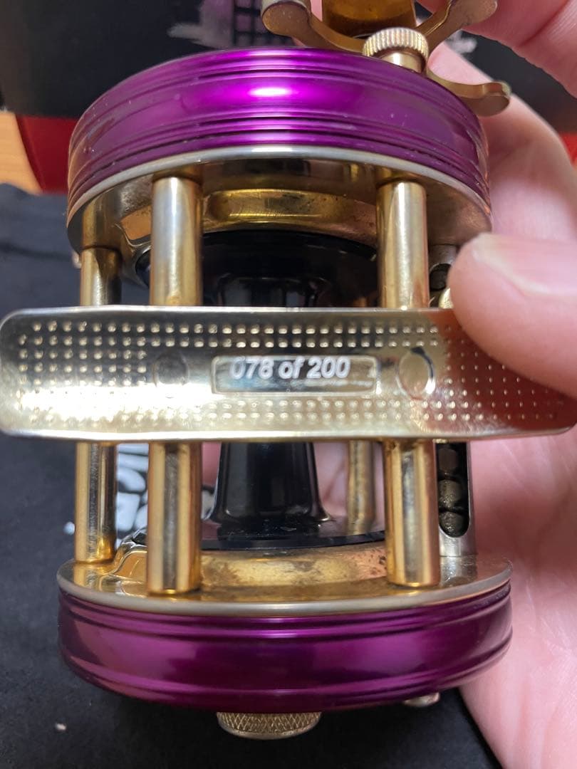 アブ　アンバサダー6500CDL限定品紫＆金078/200希少　雷魚