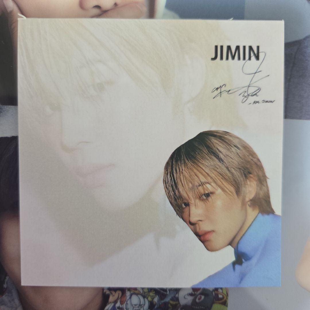ご確認用　BTS ジミン　真四角メモ帳　5種類セット
