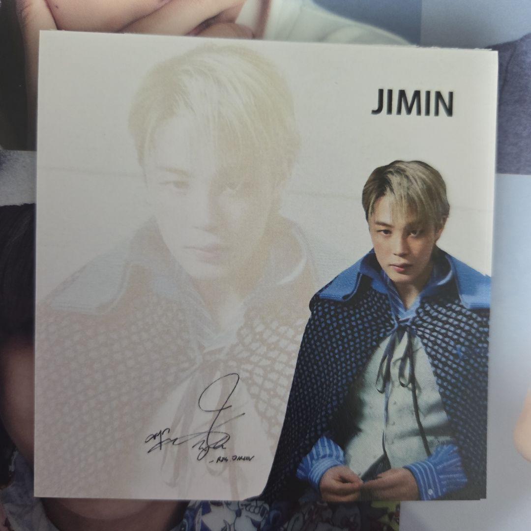 ご確認用　BTS ジミン　真四角メモ帳　5種類セット