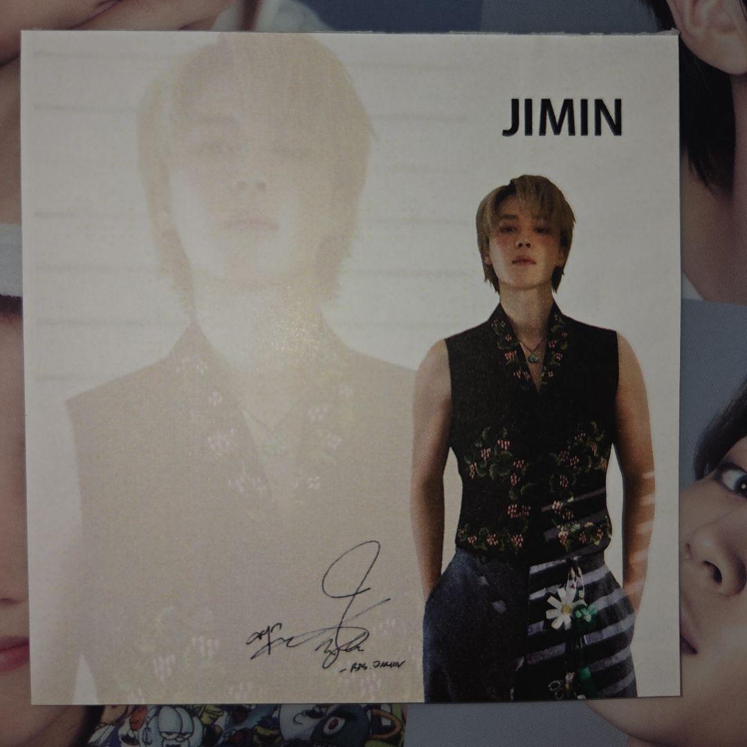 ご確認用　BTS ジミン　真四角メモ帳　5種類セット