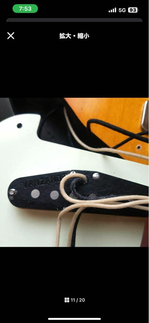 Vanzandt STV-R2 マダガスカルローズ指板