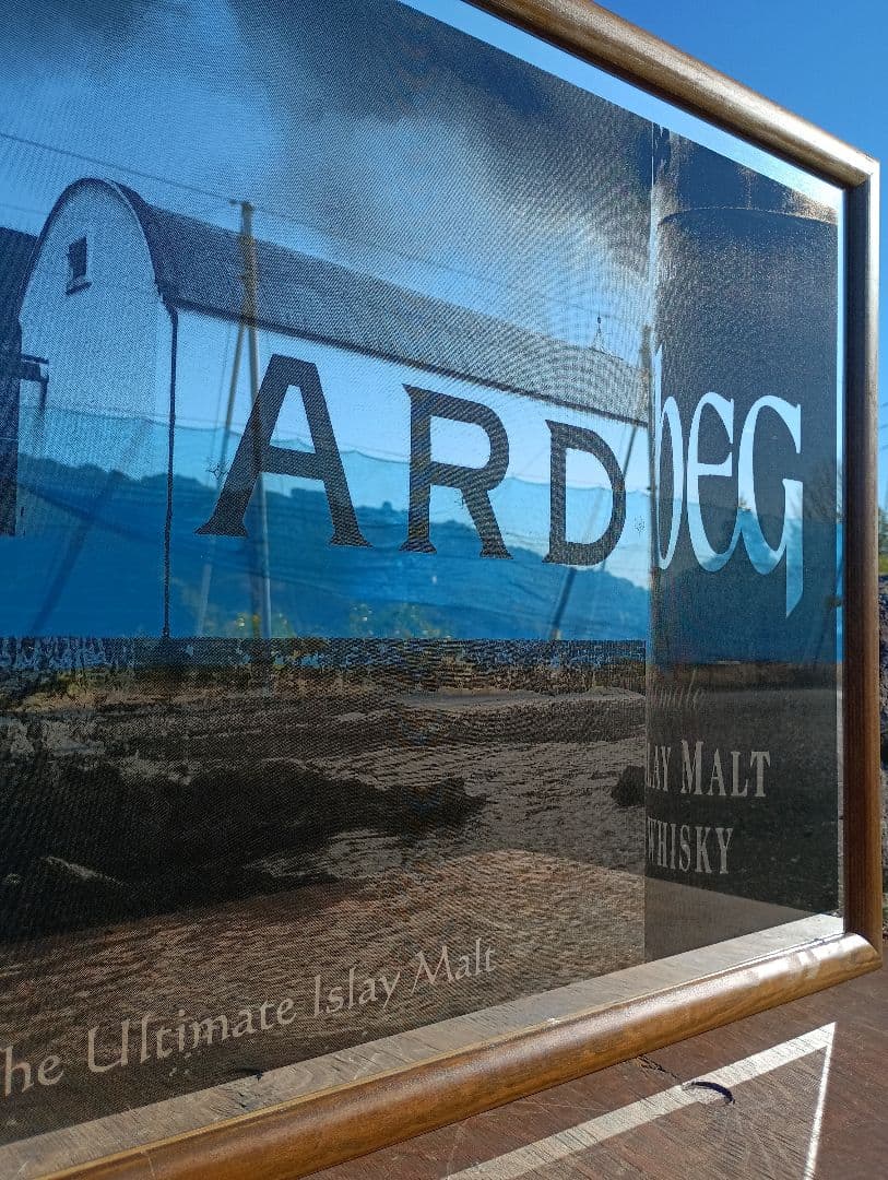 アードベッグ　非売品　ヴィンテージ　パブミラー　鏡　ARDBEG 　アイラ島