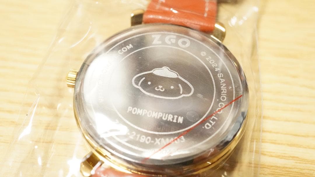 ポムポムプリン 回転くるくる アナログ サンリオ 腕時計 限定 海外 コラボ