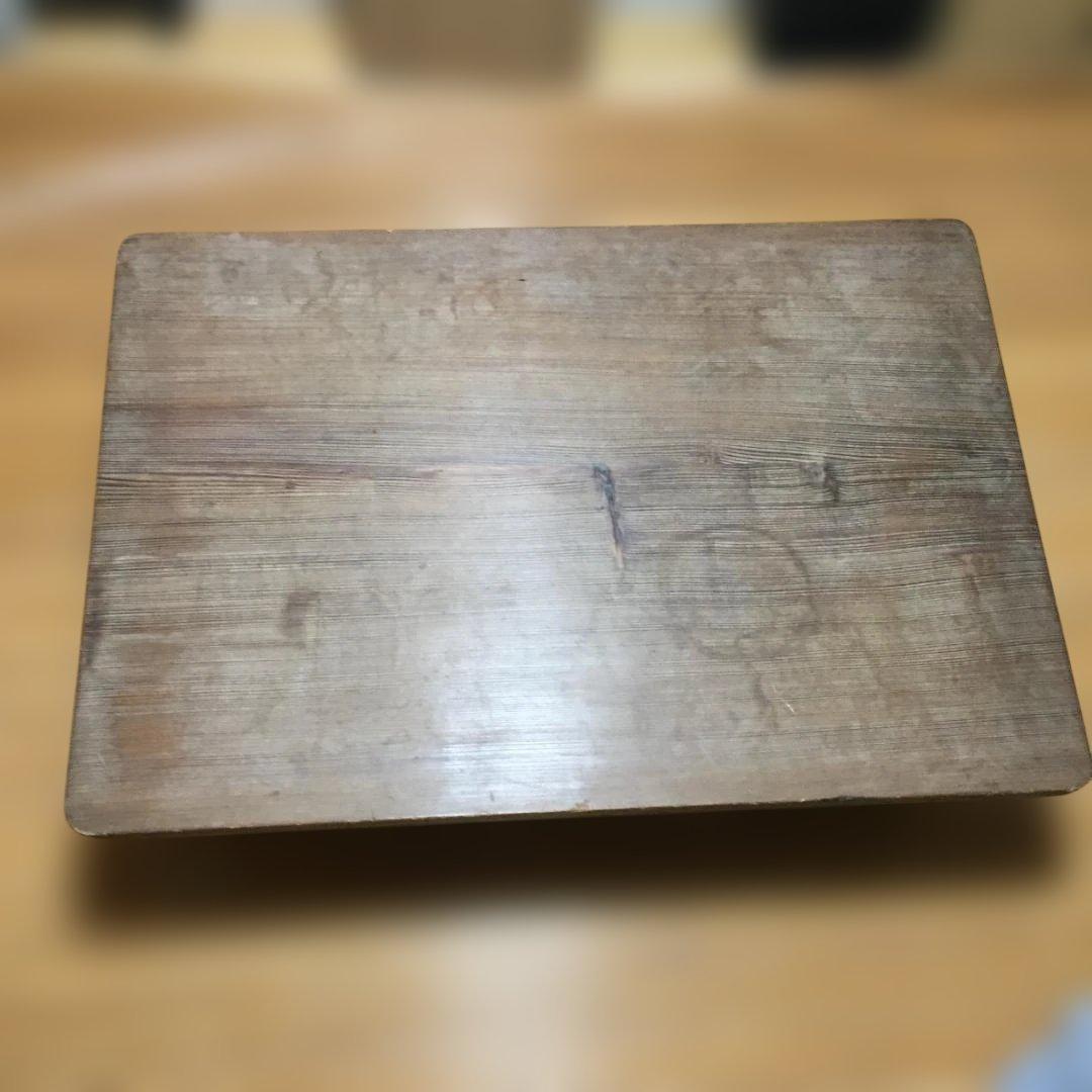アンティーク木製座卓テーブル 約106×72.5×32 厚み3.3　引取値引可
