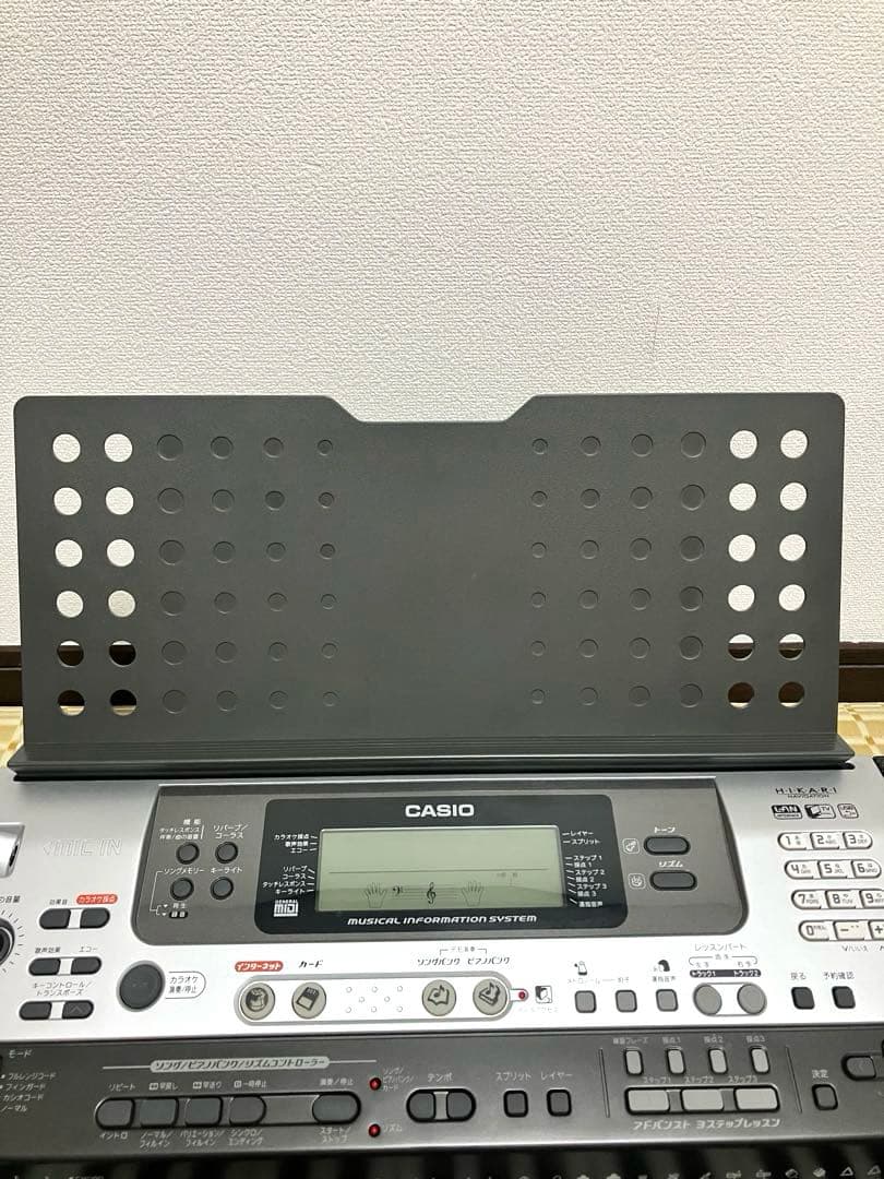 CASIO LK-301BB キーボード 本体と付属品　61鍵盤
