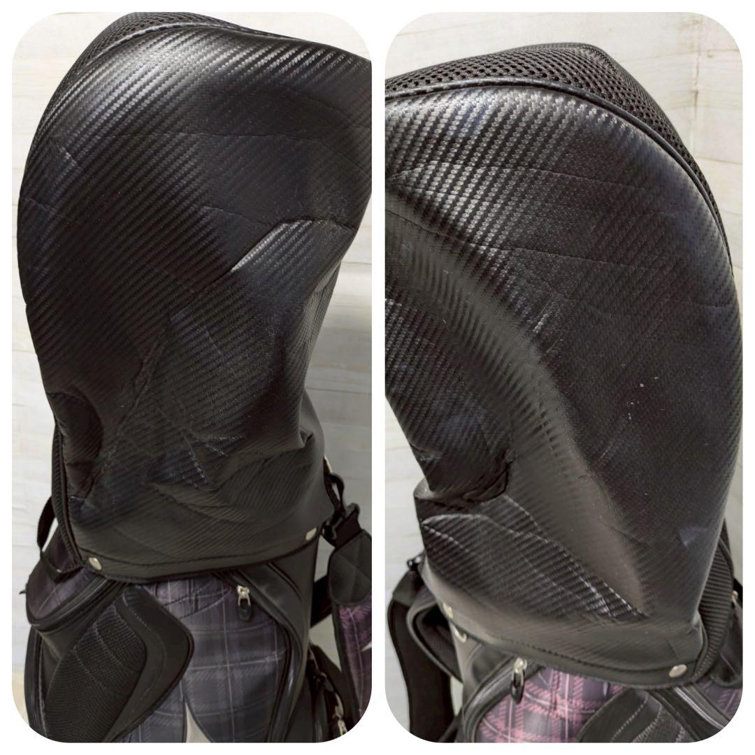 MIZUNO キャディバッグ チェック柄デザイン【左右で色違い】