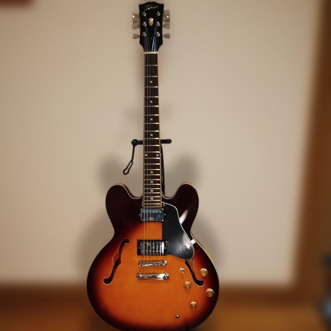 Tokai セミアコースティックギターES-60 サンバースト(ハードケース付)