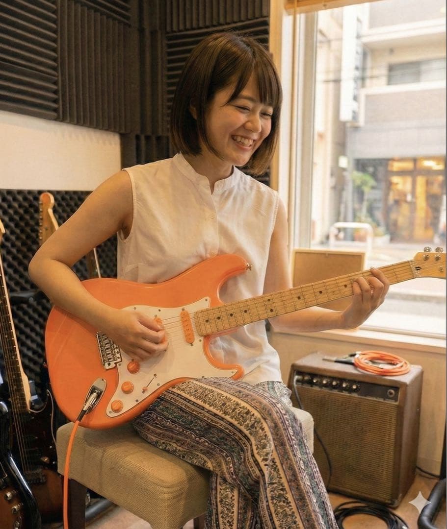 【ストラト・テレキャス】超POPなオレンジストテレ【新品+中古のコンボギター】