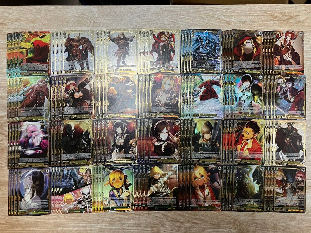 ヴァイス　オーバーロード　原作　プレミアムブースター　OLR81種各4コンセット