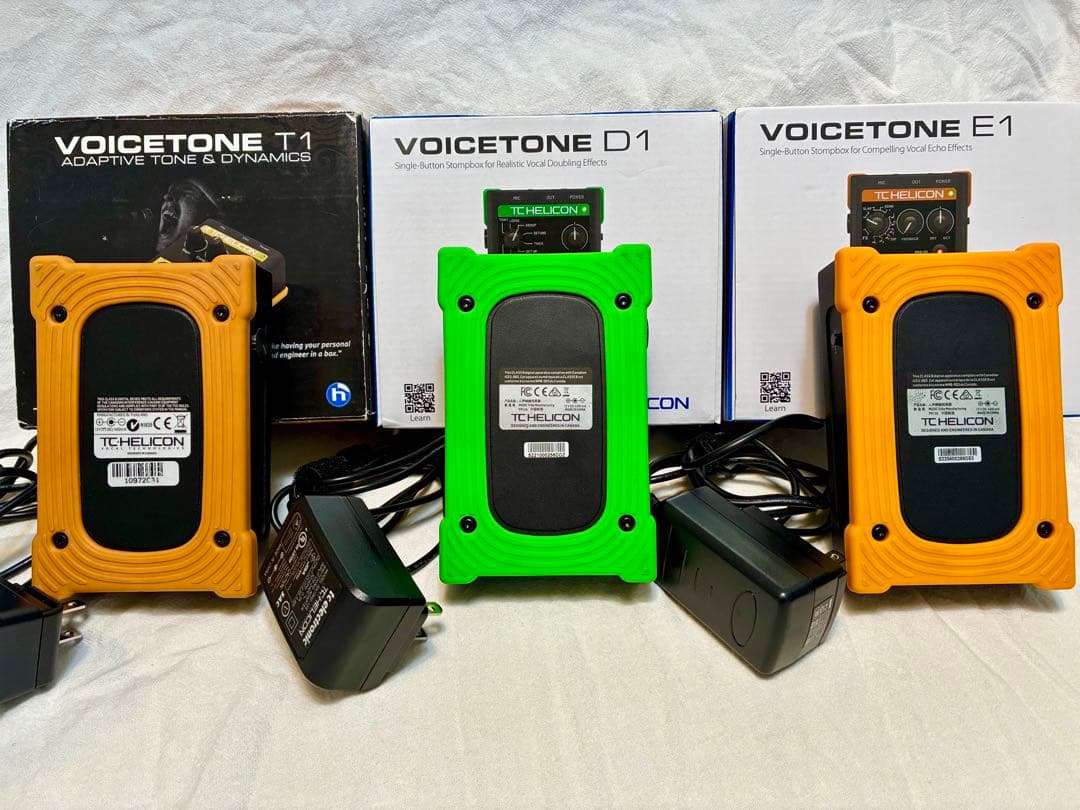 TC Helicon Voicetone T1, D1, E1 セット