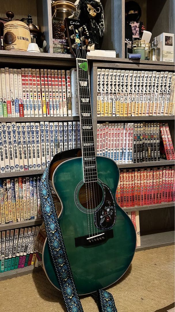 アコースティックギター グリーン