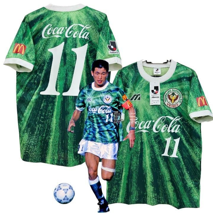 1993 ヴェルディ川崎　三浦知良　ミズノオフィシャル　当時物ユニフォーム