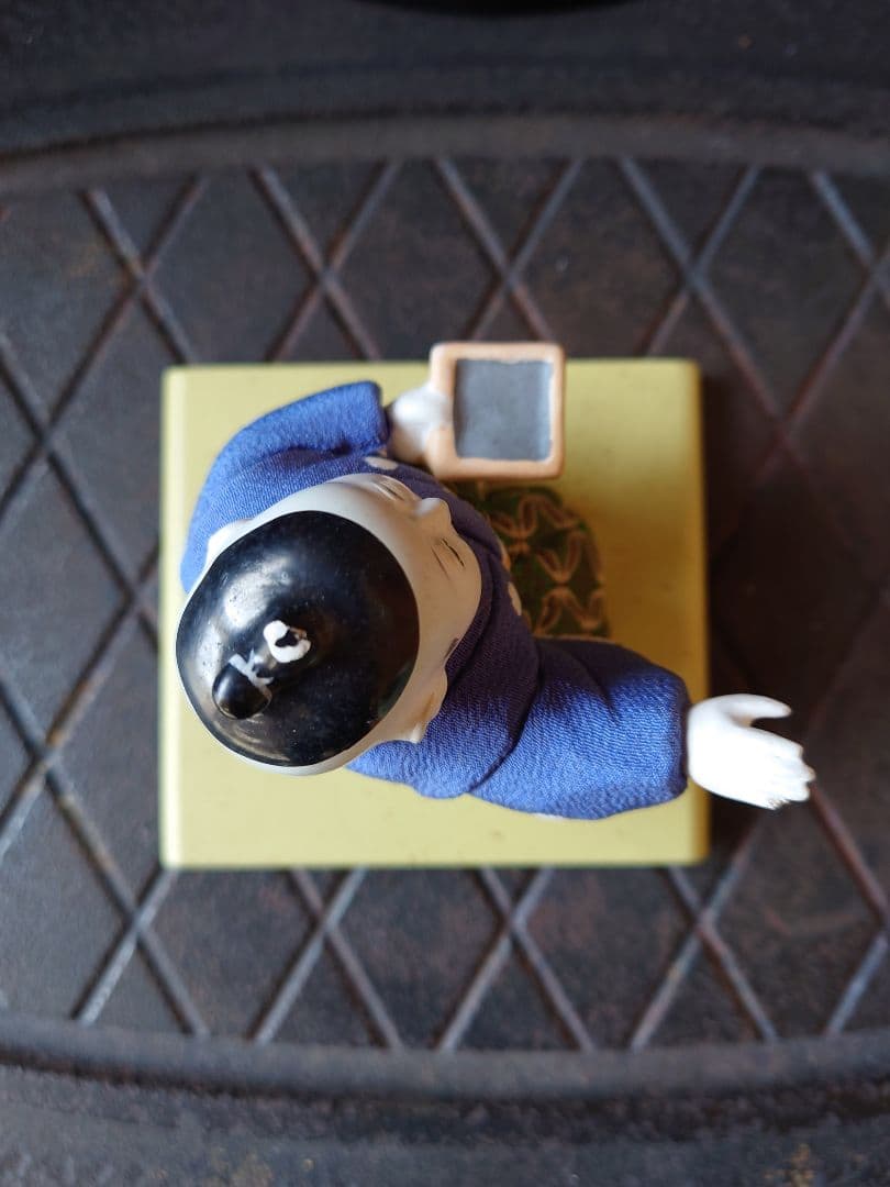 木目込人形　節分　寿凰作　共箱入　銘朱印　昭和初期　市松人形　御所人形　日本人形