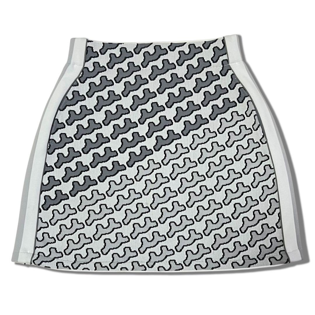【最終価格】極美品 ムータマリン 総柄 ジャガード スカート Lサイズ ゴルフ