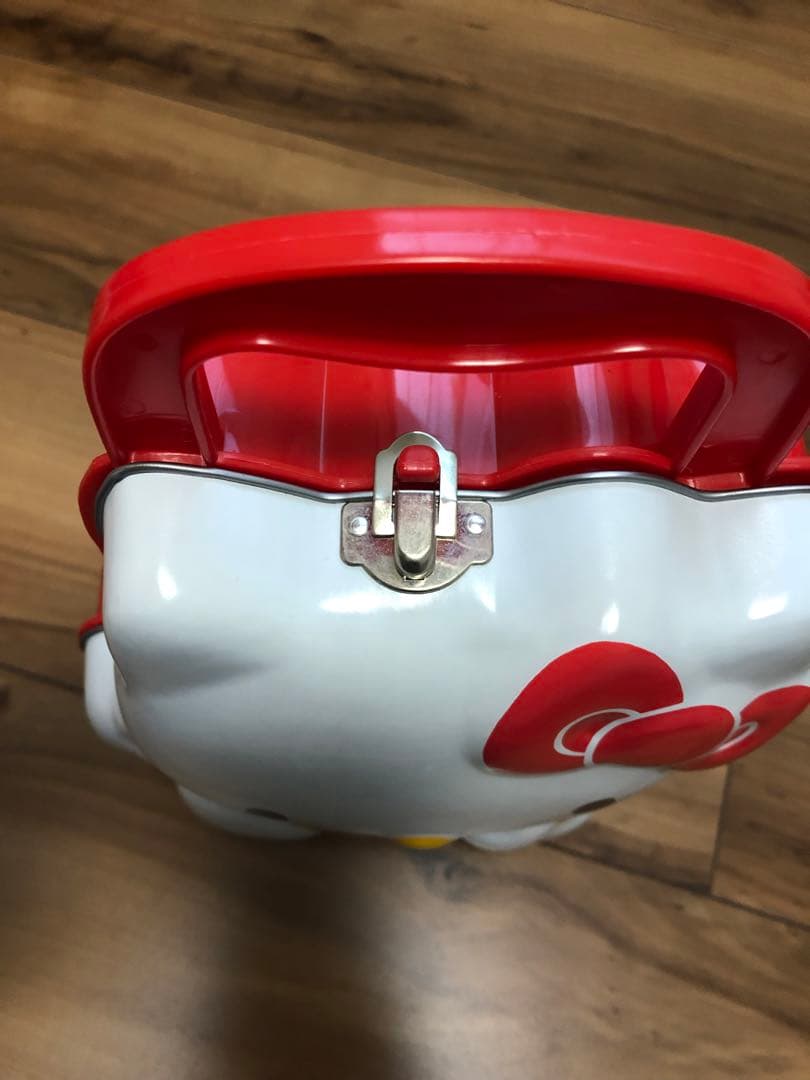 平成レトロ❣️ キティ　カオハナ　ミニトランク　缶　収納ケース　ボックス　お道具箱