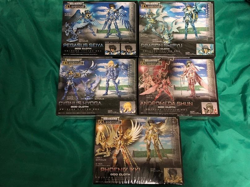 【未開封品】聖闘士聖衣神話 青銅神聖衣 10th Anniversaryセット