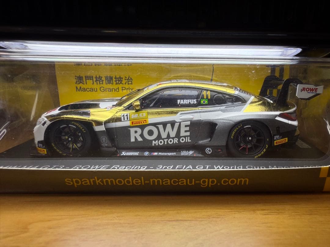 ミニカー 1/43  M4 GT3 - ROWE Racing 3rd Macau