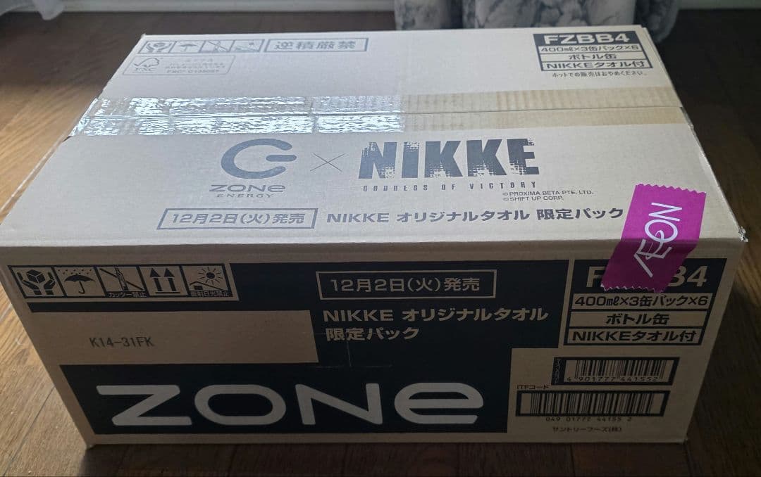 【即購入可】ZONe 勝利の女神 NIKKE オリジナルタオル付き 第2弾　新品