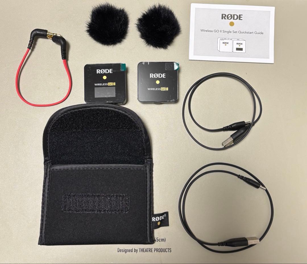 RØDE WIRELESS GO II Microphoneシングルセット