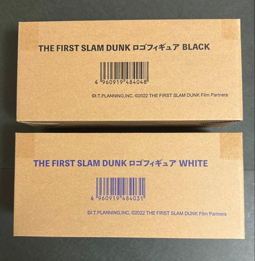 スラムダンク SLAM DUNK ロゴフィギュア BLACK WHITE 2種